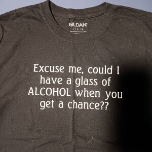 Gildan Black Tee with Bridesmaids Quote